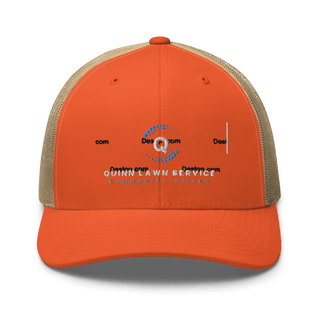 Quinn lawn care 50942493 Retro Trucker Hat | Yupoong 6606