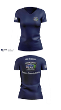 Greene County EMS 5907583 Women's Short Sleeve V-neck Shirt - 100