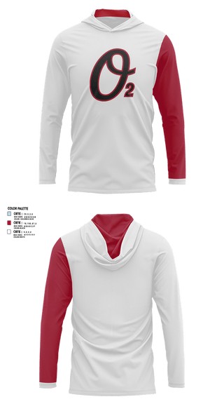 Long Sleeve Shooting Shirt, Colorado Oxygen, Baseball, Teamtime, Team time, sublimation, custom sports apparel, team uniforms, spirit wear, spiritwear, sports uniforms, custom shirts, team store, custom team store, fundraiser sports, apparel fundraiser