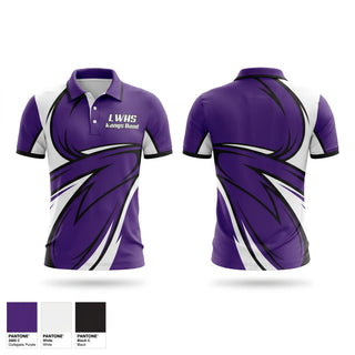 Short Sleeve Performance Polo, LWHS Kangs Band, Spirit Store, Teamtime, Team time, sublimation, custom sports apparel, team uniforms, spirit wear, spiritwear, sports uniforms, custom shirts, team store, custom team store, fundraiser sports, apparel fundraiser