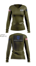 Alabama SalesDana Safety Supply Women's Long Sleeve V-neck Shirt - 21