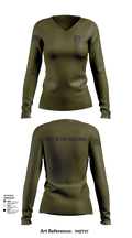 III MEF G-9 26975177 Women's Long Sleeve V-neck Shirt - 101