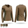 test 44099675 Women's Long Sleeve V-neck Shirt - 1