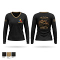 4-1 FA Women's Long Sleeve V-neck Shirt - 1