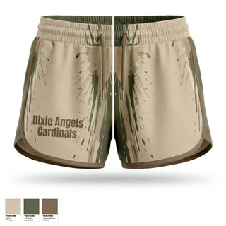 Womens Shorts, Dixie Angels Cardinals, Softball, Teamtime, Team time, sublimation, custom sports apparel, team uniforms, spirit wear, spiritwear, sports uniforms, custom shirts, team store, custom team store, fundraiser sports, apparel fundraiser