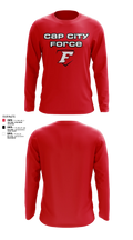 Cap City Force - Gray Long Sleeve Performance Shirt - 5