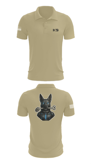 Short Sleeve Performance Polo, Willoughby K9, Police, Teamtime, Team time, sublimation, custom sports apparel, team uniforms, spirit wear, spiritwear, sports uniforms, custom shirts, team store, custom team store, fundraiser sports, apparel fundraiser