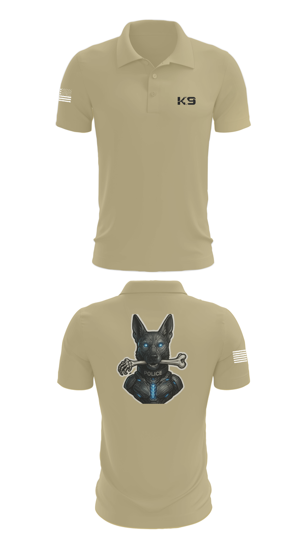 Short Sleeve Performance Polo, Willoughby K9, Police, Teamtime, Team time, sublimation, custom sports apparel, team uniforms, spirit wear, spiritwear, sports uniforms, custom shirts, team store, custom team store, fundraiser sports, apparel fundraiser