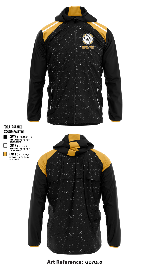 Windbreaker, Quaker Valley Middle School Soccer, Men's Soccer, Teamtime, Team time, sublimation, custom sports apparel, team uniforms, spirit wear, spiritwear, sports uniforms, custom shirts, team store, custom team store, fundraiser sports, apparel fundraiser