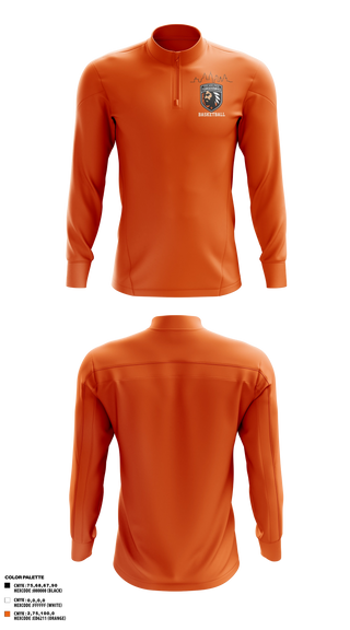 Quarter Zip Jacket, The Philadelphia Tomahawks, Men's Basketball, Teamtime, Team time, sublimation, custom sports apparel, team uniforms, spirit wear, spiritwear, sports uniforms, custom shirts, team store, custom team store, fundraiser sports, apparel fundraiser