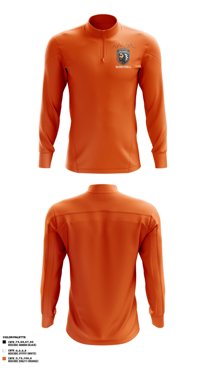 The Philadelphia Tomahawks Quarter Zip Jacket - 13