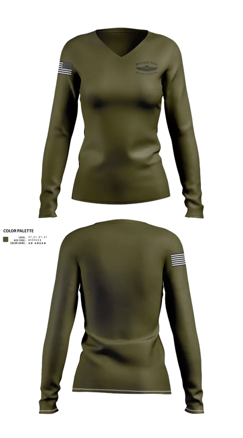 Womens Long Sleeve Vneck Shirt, 1st AD, , Teamtime, Team time, sublimation, custom sports apparel, team uniforms, spirit wear, spiritwear, sports uniforms, custom shirts, team store, custom team store, fundraiser sports, apparel fundraiser