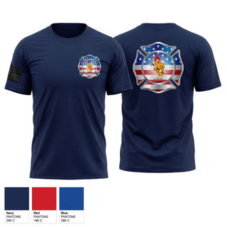 Old School Cotton Feel Shirt, Chickenbone Fire Department, Fire Department, Teamtime, Team time, sublimation, custom sports apparel, team uniforms, spirit wear, spiritwear, sports uniforms, custom shirts, team store, custom team store, fundraiser sports, apparel fundraiser