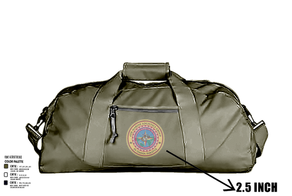 Duffle Bag, 4th Medical Logistics, Marines, Teamtime, Team time, sublimation, custom sports apparel, team uniforms, spirit wear, spiritwear, sports uniforms, custom shirts, team store, custom team store, fundraiser sports, apparel fundraiser