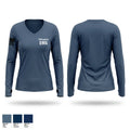 Tallapoosa EMS Women's Long Sleeve V-neck Shirt - 1