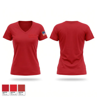 Womens Short Sleeve Vneck Shirt, Eveleth Fire Department, Fire Department, Teamtime, Team time, sublimation, custom sports apparel, team uniforms, spirit wear, spiritwear, sports uniforms, custom shirts, team store, custom team store, fundraiser sports, apparel fundraiser