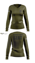 Sheriff’s Emergency Response Team (SERT) Women's Long Sleeve V-neck Shirt - 100