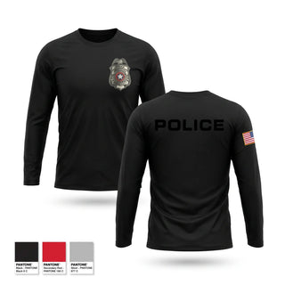 Long Sleeve Performance Shirt, OU Police Department, Police, Teamtime, Team time, sublimation, custom sports apparel, team uniforms, spirit wear, spiritwear, sports uniforms, custom shirts, team store, custom team store, fundraiser sports, apparel fundraiser