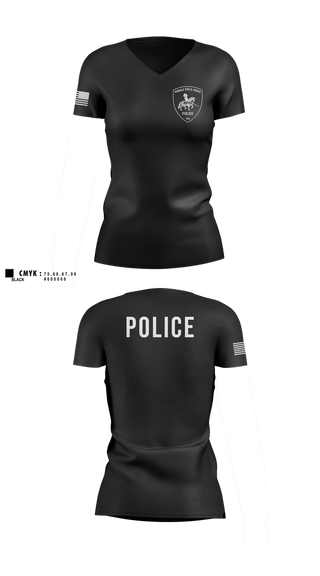Womens Short Sleeve Vneck Shirt, team name, Police, Teamtime, Team time, sublimation, custom sports apparel, team uniforms, spirit wear, spiritwear, sports uniforms, custom shirts, team store, custom team store, fundraiser sports, apparel fundraiser