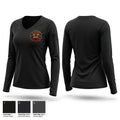 364 RCS B Flight Women's Long Sleeve V-neck Shirt - 1