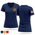 Wheeling Police Department Women's Short Sleeve V-neck Shirt - 1