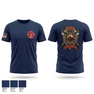 Old School Cotton Feel Shirt, LCFD 10, Fire Department, Teamtime, Team time, sublimation, custom sports apparel, team uniforms, spirit wear, spiritwear, sports uniforms, custom shirts, team store, custom team store, fundraiser sports, apparel fundraiser