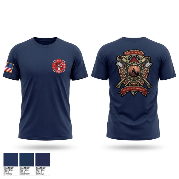 Old School Cotton Feel Shirt, LCFD 10, Fire Department, Teamtime, Team time, sublimation, custom sports apparel, team uniforms, spirit wear, spiritwear, sports uniforms, custom shirts, team store, custom team store, fundraiser sports, apparel fundraiser