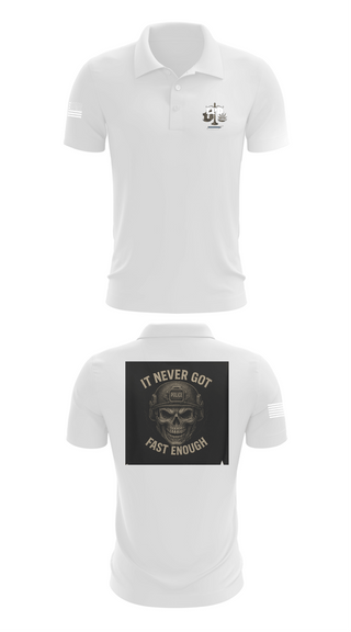 Short Sleeve Performance Polo, LPD, Police, Teamtime, Team time, sublimation, custom sports apparel, team uniforms, spirit wear, spiritwear, sports uniforms, custom shirts, team store, custom team store, fundraiser sports, apparel fundraiser