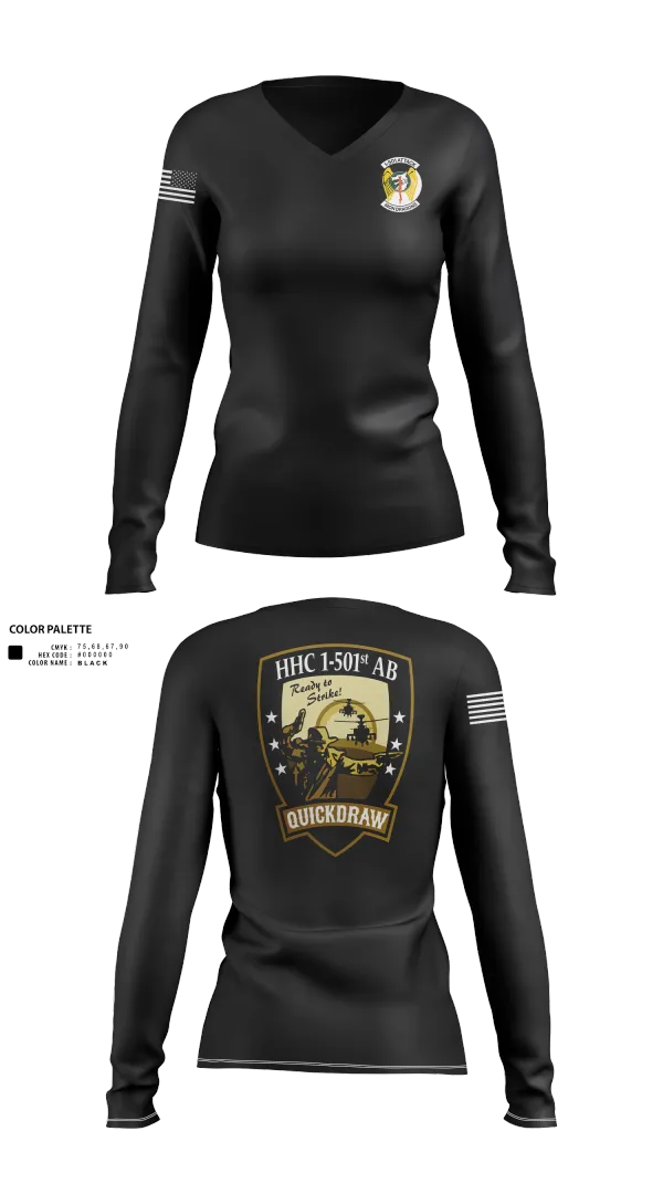 Womens Long Sleeve Vneck Shirt, HHC/1-501 AB, , Teamtime, Team time, sublimation, custom sports apparel, team uniforms, spirit wear, spiritwear, sports uniforms, custom shirts, team store, custom team store, fundraiser sports, apparel fundraiser