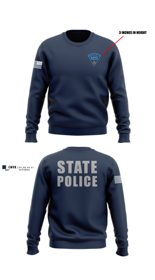 Crew Neck Sweatshirt, ILSSA Boston, , Teamtime, Team time, sublimation, custom sports apparel, team uniforms, spirit wear, spiritwear, sports uniforms, custom shirts, team store, custom team store, fundraiser sports, apparel fundraiser