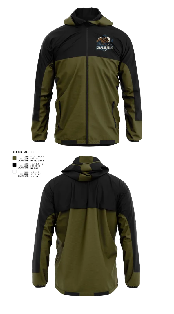 Windbreaker, Slapsquatch, Ice Hockey, Teamtime, Team time, sublimation, custom sports apparel, team uniforms, spirit wear, spiritwear, sports uniforms, custom shirts, team store, custom team store, fundraiser sports, apparel fundraiser