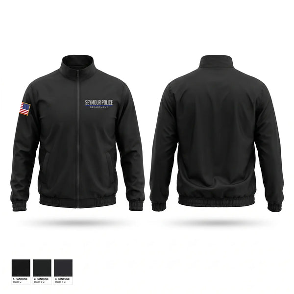 Windbreaker, Seymour Police Department, Police, Teamtime, Team time, sublimation, custom sports apparel, team uniforms, spirit wear, spiritwear, sports uniforms, custom shirts, team store, custom team store, fundraiser sports, apparel fundraiser