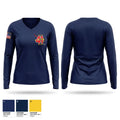 Ladder 41 1186120 Women's Long Sleeve V-neck Shirt - 1