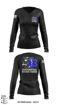 Independence Rescue Squad 25323011 Women's Long Sleeve V-neck Shirt - 2