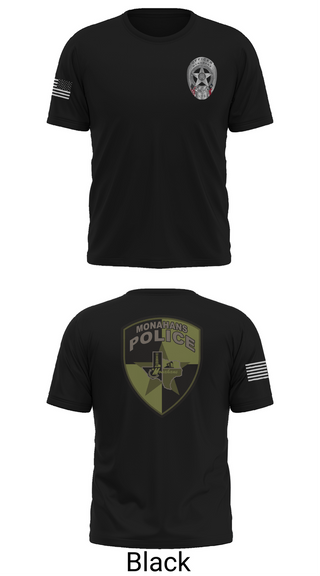 Short Sleeve Performance Shirt, MONAHANS POLICE DEPARTMENT, Police, Teamtime, Team time, sublimation, custom sports apparel, team uniforms, spirit wear, spiritwear, sports uniforms, custom shirts, team store, custom team store, fundraiser sports, apparel fundraiser
