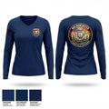RSS Manchester 22681350 Women's Long Sleeve V-neck Shirt - 1