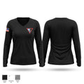 HSM Weapons School Atlantic Women's Long Sleeve V-neck Shirt - 1