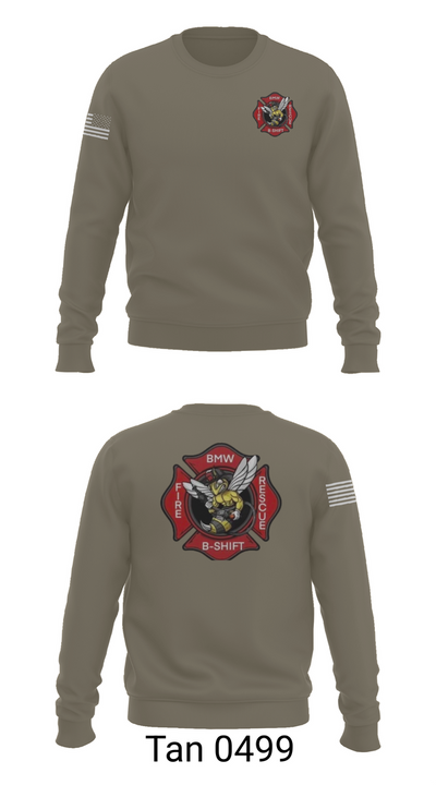 B-Shift 61265399 Crew Neck Sweatshirt - 65