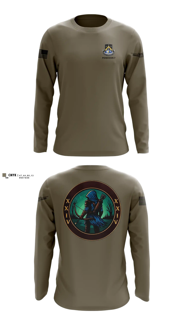 Long Sleeve Performance Shirt, 24TH MDSB, Army, Teamtime, Team time, sublimation, custom sports apparel, team uniforms, spirit wear, spiritwear, sports uniforms, custom shirts, team store, custom team store, fundraiser sports, apparel fundraiser