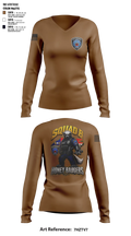 B Squad Women's Long Sleeve V-neck Shirt - 5