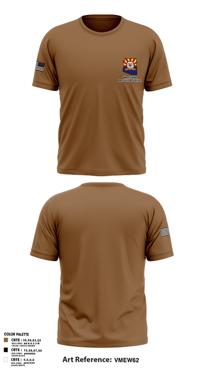 Westridge Recruiting Station 81119918 Short Sleeve Performance Shirt - 1