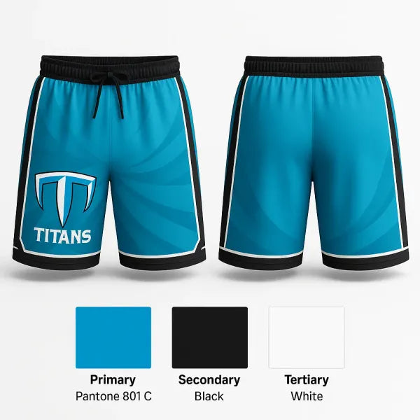 Athletic Shorts With Pockets, Titans, Women's Basketball, Teamtime, Team time, sublimation, custom sports apparel, team uniforms, spirit wear, spiritwear, sports uniforms, custom shirts, team store, custom team store, fundraiser sports, apparel fundraiser
