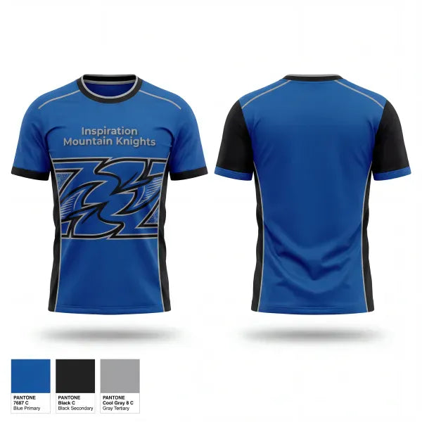 Old School Cotton Feel Shirt, Inspiration Mountain Knights, Baseball, Teamtime, Team time, sublimation, custom sports apparel, team uniforms, spirit wear, spiritwear, sports uniforms, custom shirts, team store, custom team store, fundraiser sports, apparel fundraiser
