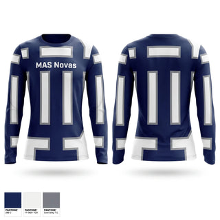Long Sleeve Performance Shirt, MAS Novas, , Teamtime, Team time, sublimation, custom sports apparel, team uniforms, spirit wear, spiritwear, sports uniforms, custom shirts, team store, custom team store, fundraiser sports, apparel fundraiser