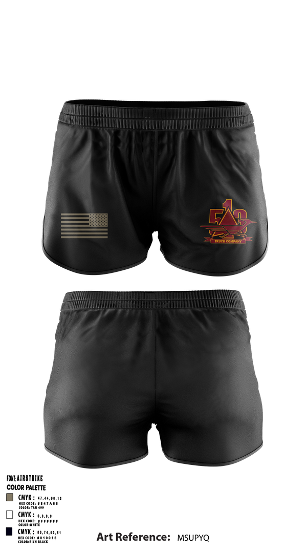 Ranger Panties, 513th Transportation Company, Army, Teamtime, Team time, sublimation, custom sports apparel, team uniforms, spirit wear, spiritwear, sports uniforms, custom shirts, team store, custom team store, fundraiser sports, apparel fundraiser