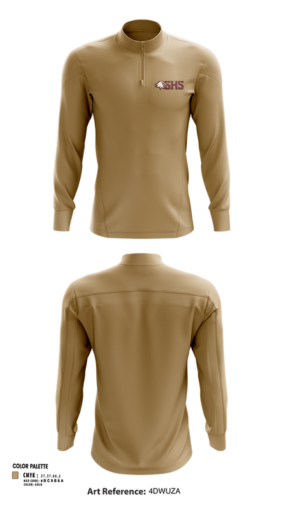 Sharon Eagles Swimming Quarter Zip Jacket - 53