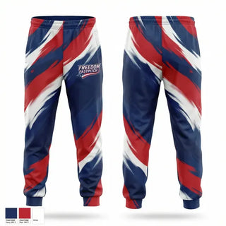 Sweatpants, Freedom Fastpitch, Softball, Teamtime, Team time, sublimation, custom sports apparel, team uniforms, spirit wear, spiritwear, sports uniforms, custom shirts, team store, custom team store, fundraiser sports, apparel fundraiser