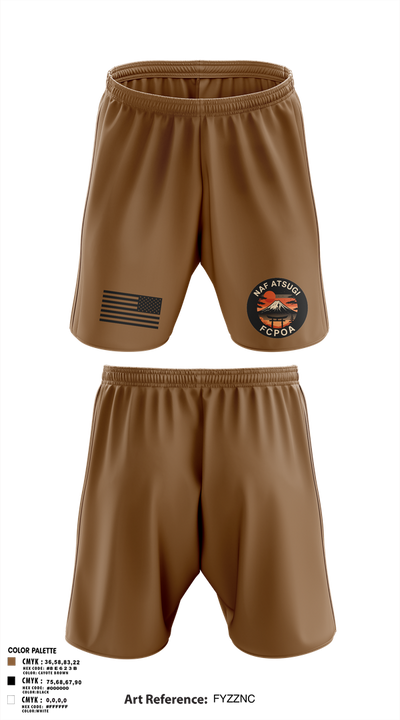 NAF ATSUGI FCPOA 70401455 Athletic Shorts With Pockets - 1