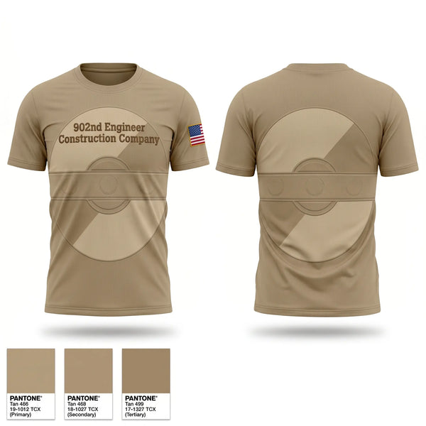 Short Sleeve Performance Shirt, 902nd Engineer Construction Company, Army, Teamtime, Team time, sublimation, custom sports apparel, team uniforms, spirit wear, spiritwear, sports uniforms, custom shirts, team store, custom team store, fundraiser sports, apparel fundraiser
