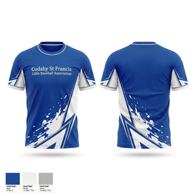 Cudahy St Francis Little Baseball Association Short Sleeve Performance Shirt - 1